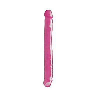 Pipedream Basix Rubber Works 12" Double Dong Pink