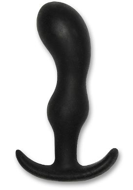 8,5 x 2,2 cm Smiling butt plug 100% Silikon schwarz