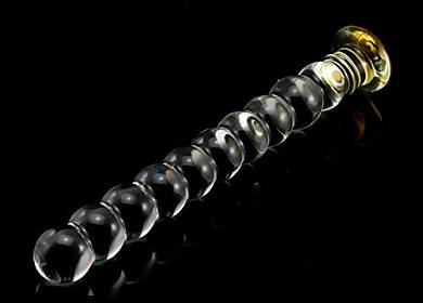 Greenpinecone Deluxe Super-Stimulus 10 Bälle Glass Dildo Glasdildo Crystal Buttplug K