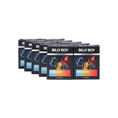 30 (10 x 3er) Billy Boy Special Mix - Comfort. Contour und Power Condome