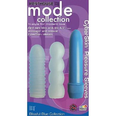Blissful Blue Collection with CyberSkin Pleasure Sleeves