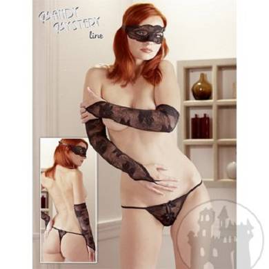 String Set black lace