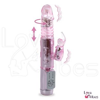 Rabbit-Vibrator S mit Rotation, Auf & Ab und USB