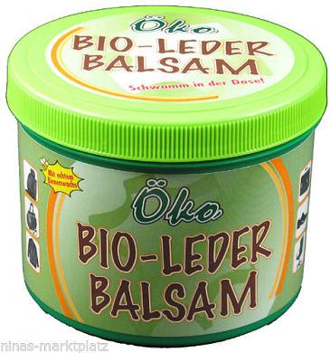 Bio Lederbalsam 250ml+Schwamm 1782 Lederpflege Auto Sitz Leder Balsam Lederfett