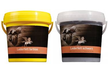 B&E Lederfett Lederpflege Sattelpflege Sattelfett 100, 250, 500 ml gelb, schwarz