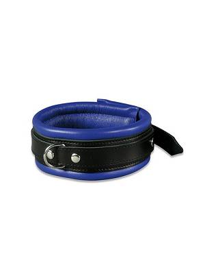 XXdreamSToys Leder-Halsfessel blau/schwarz