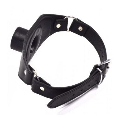 Leder Mundknebel mit ffnung