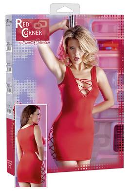 nallenges Minikleid in aufregendem Rot