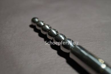 Dilator Edelstahl Kugeln-mit-Loch Neu Art.1029 11,3/1,2cm Prinzenzepter