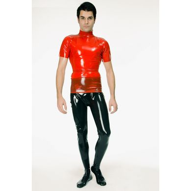 Latex T-Shirt mit Stehkragen, getaucht
