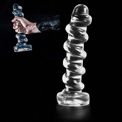 Dark Crystal Clear Large Dildo DCC24