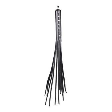 Peitsche in Schwarz mit Striemen