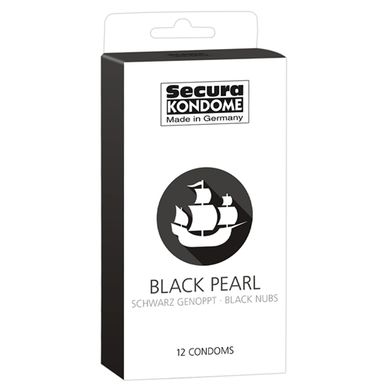 Secura Black Pearl Kondome - 12 Stck