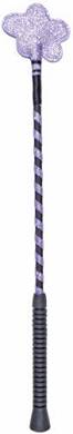PEITSCHE Reitgerte Glitter lila oder blau NEU