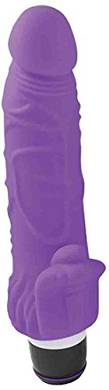 Seven Creations Silikon Classic Vibrator in lila - groß
