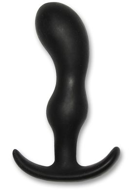 10 x 2,8 cm Smiling butt plug 100% Silikon schwarz