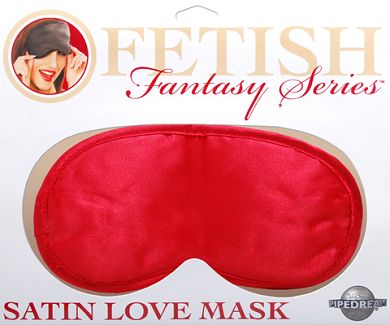 Satin Augenmaske Fetish Fantasy red