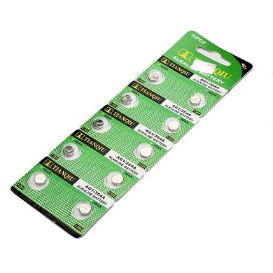 10 Pcs TIANQIU AG1 364A Watch Cell Button Battery