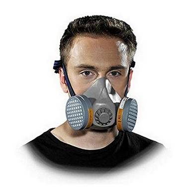 Profi Halbmaske Lackiermaske Atemschutzmaske Atemschutz Gasmaske ohne Filter