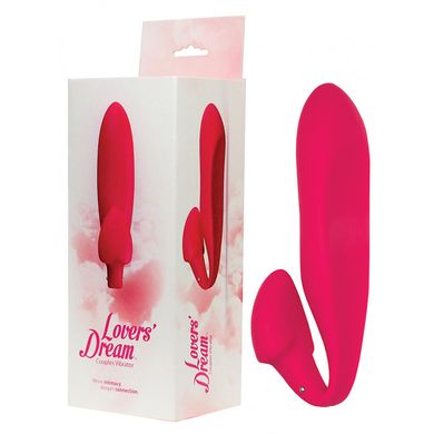 14,5 x 3,5 cm Lovers Dream Couples Vibrator pink