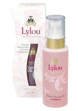 Massagegel LYLOU Strawberry 125ml
