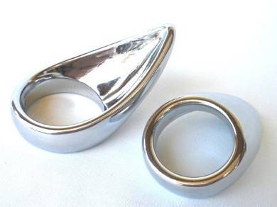 BDSM Erotik Cockring-Teardrop Träne-S 45mm