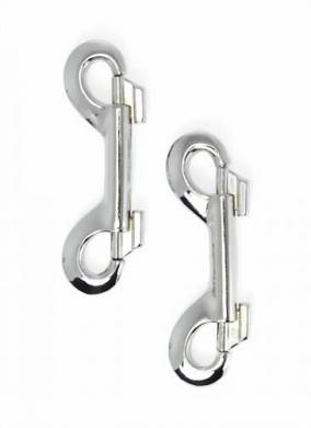 SM Möbel / Bondage Zubehör - 2 Karabiner Duo Musketon