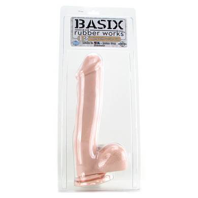 Weisse Dildo mit Saugnapf