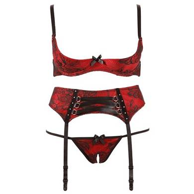 Verfhr-Set Rose