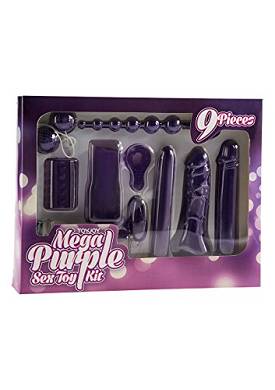 ToyJoy Mega Purple Sex Toy Kit mit Vibrator. Vibro-Ei. Dildo. Masturbator. uvm.