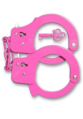 Sex Extra Love Metal Cuffs pink