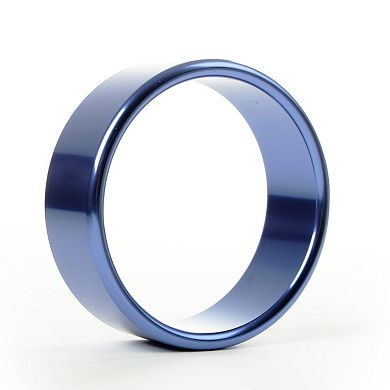 Breiter Aluminium Penisring Blau - in drei Größen