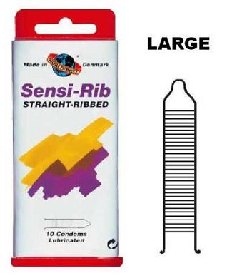 Worlds Best Sensi Rib 1 Kondom