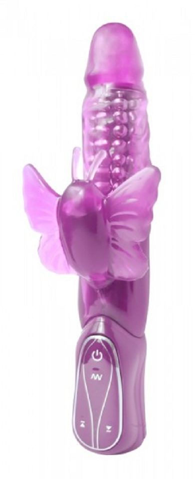 Butterfly - Perlenvibrator - Lila