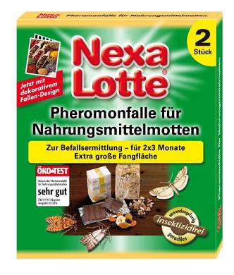 Nexa Lotte Pheromonfalle für Nahrungsmittelmotten (2St.), Mottenabwehr