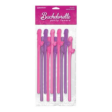 Pipedream Bachelorette Party Favors Dicky Sipping Straws ? Sexy Strohhalme