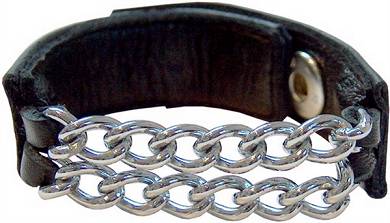 Robuster Mr. B Cockstrap mit zwei Ketten: Rustikaler Chic