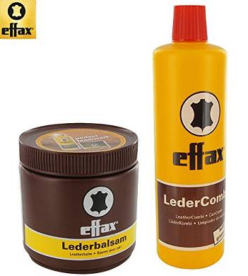 effax Lederbalsam 500ml und effax Leder-Combi in einem Set