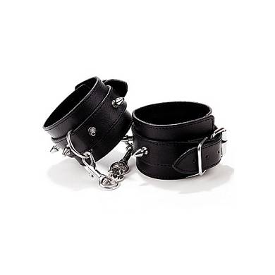 Handfesseln aus Leder mit Spikes