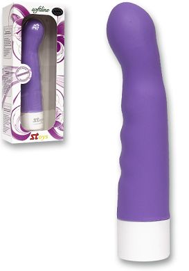 18,5 x 3,5 - 4 cm G-Punkt-Vibrator wasserdicht 12 Speed lila