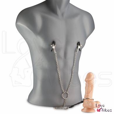 Nippelklemmen + Metall-Penisring