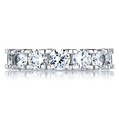 Champagner Taste CZ Ewigkeits Fessel Ring - Rundschnitt