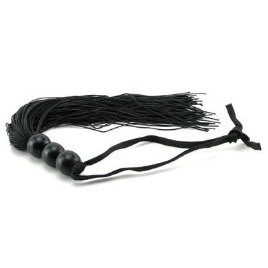 S&M Small Rubber Whip: Black
