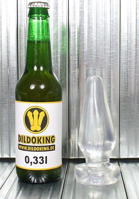 13 x 1,7 ? 4,3 cm ASS ANGELES Buttplug Chico clear