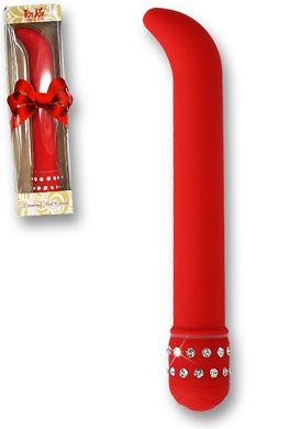 19 x 2,5 cm Vibrator ToyJoy Diamond red G-Sense