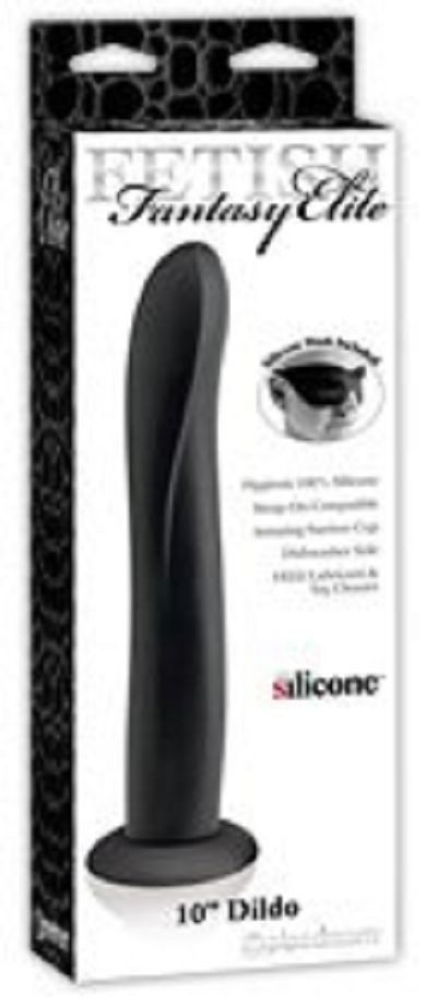 Fantasy Elite 10" Dildo Black
