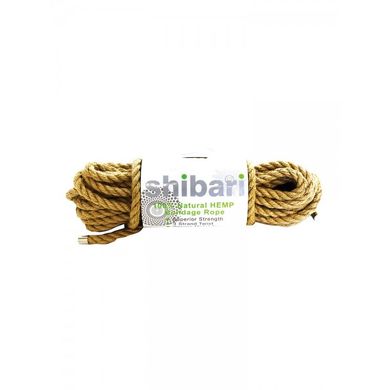 Natural Hemp Rope: Bondageseil, natur (10m)