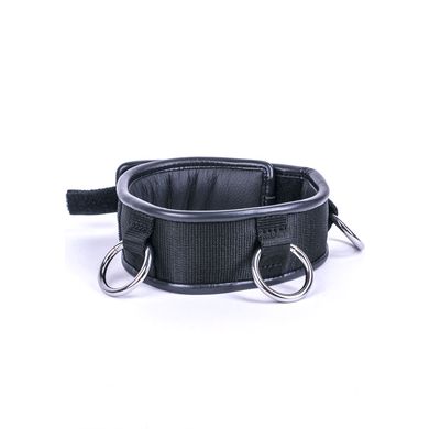 HardcoreDeLuxe Halsband Triple Ring black