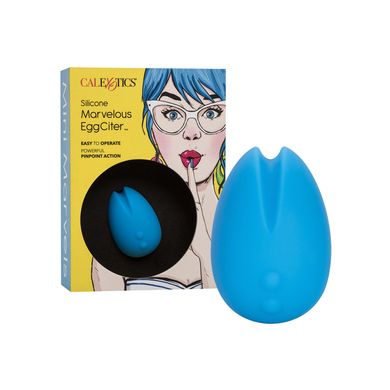 6,6 x 4,4 cm Aufliegevibrator Marvelous EggCiter blue - Akku Power