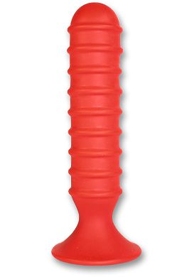 ass-jacker---silikon-buttplug---rot---15cm